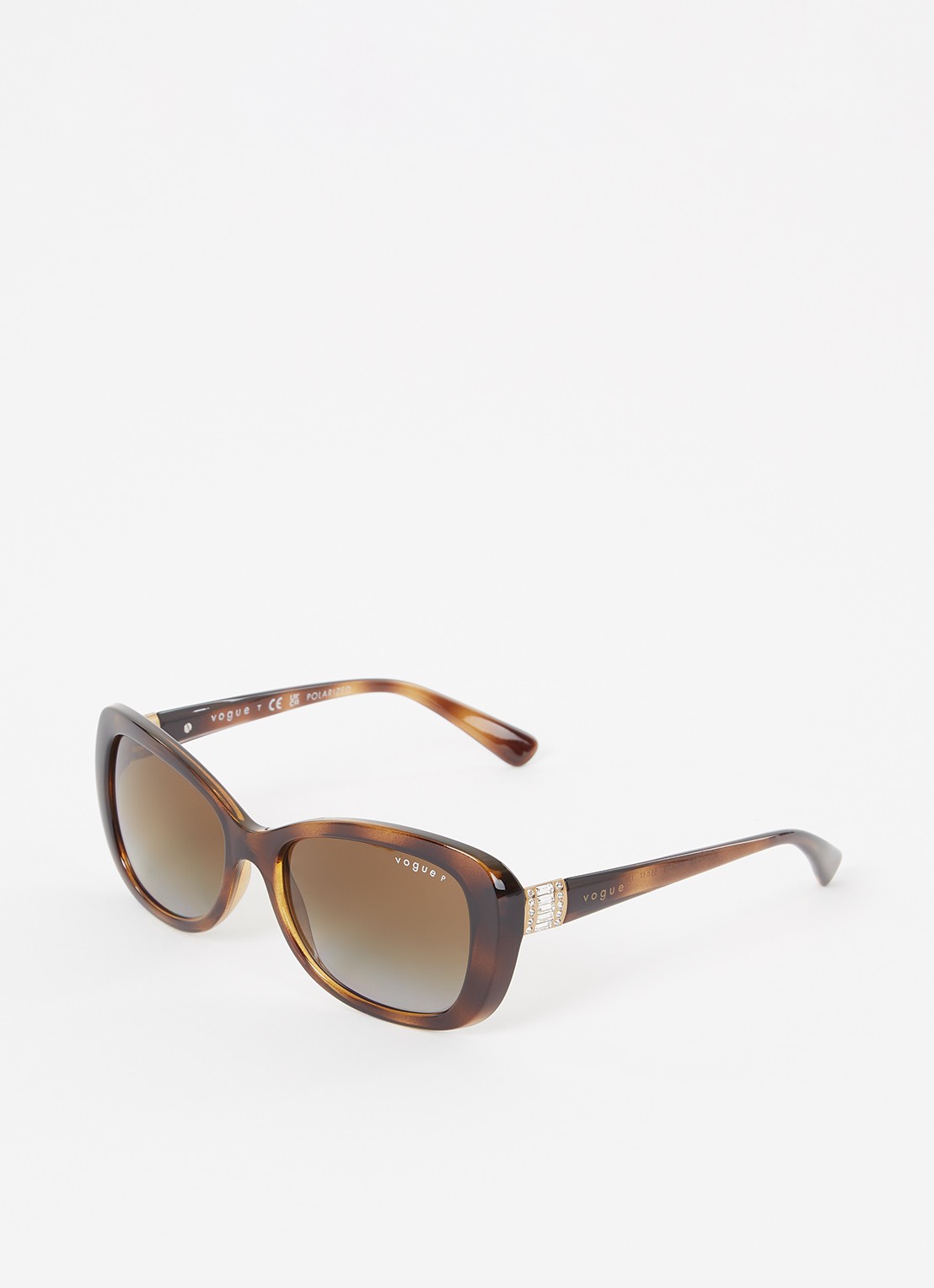 VOGUE VOGUE *VO2943SB 55 TRT BRN G P - voorkant donkerbruin
