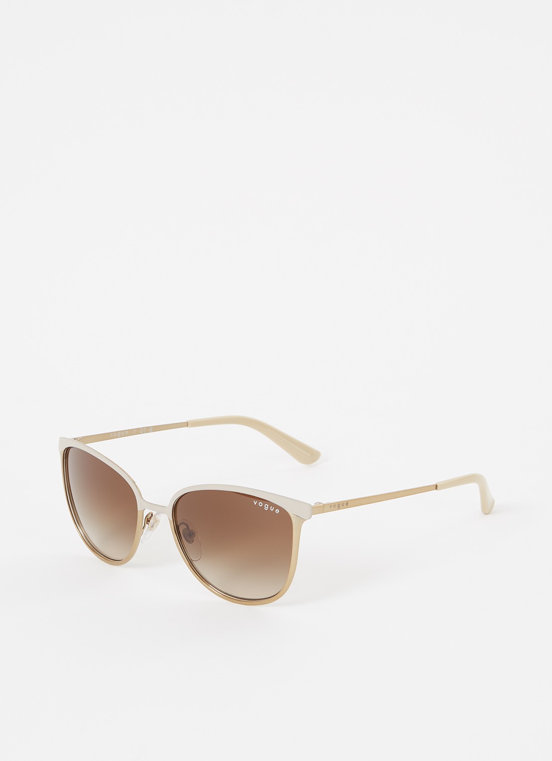VOGUE VOGUE *VO4002S 55 BRN LIT BRN - voorkant goud