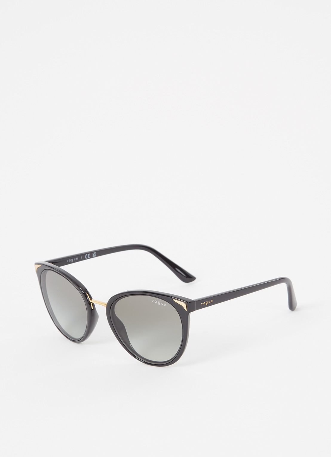 VOGUE VOGUE *VO5230S 54 BLK GRY - voorkant zwart