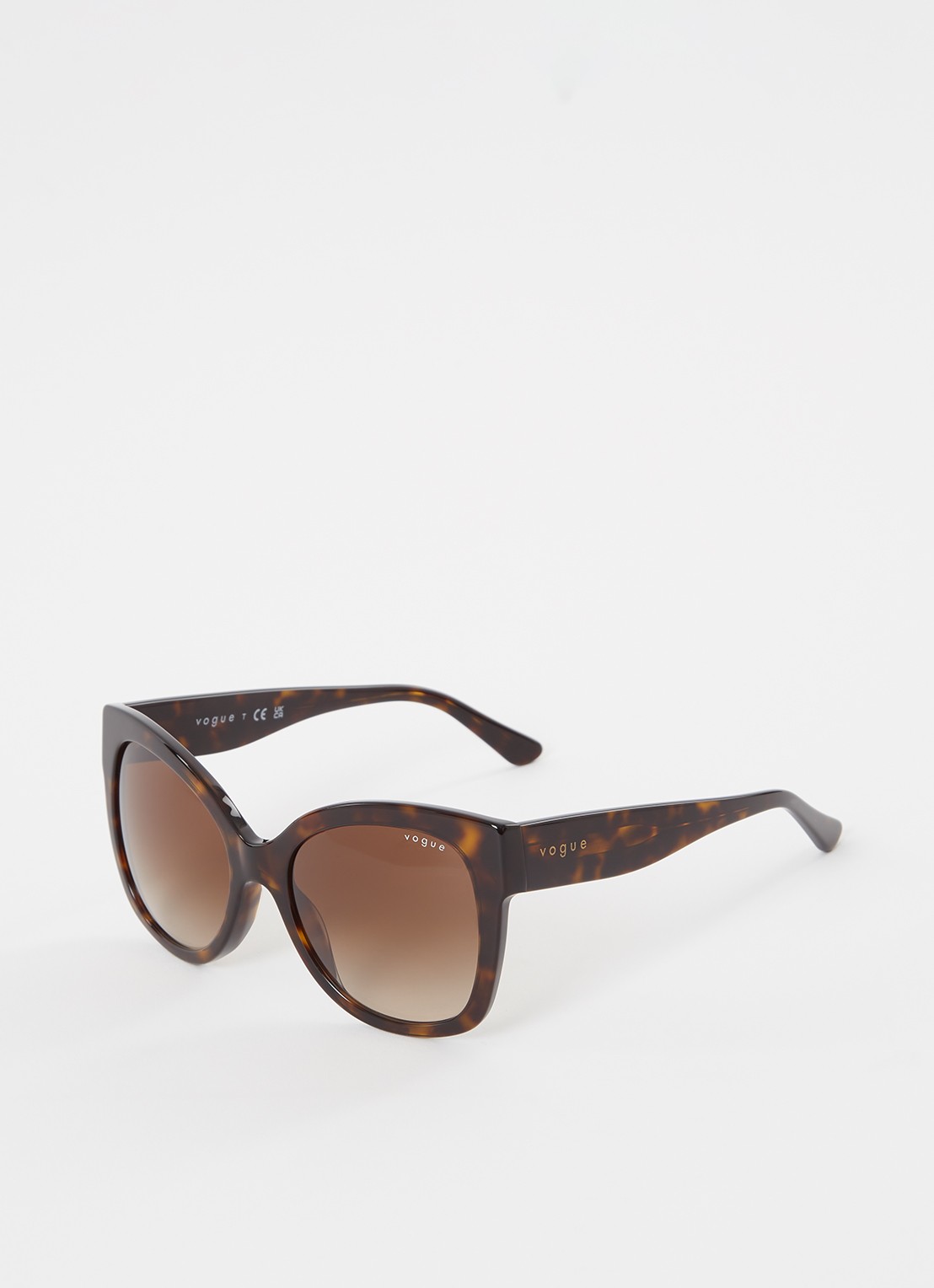 VOGUE VOGUE *VO5338S 54 TRT BRN GRD - voorkant 3 donkerbruin