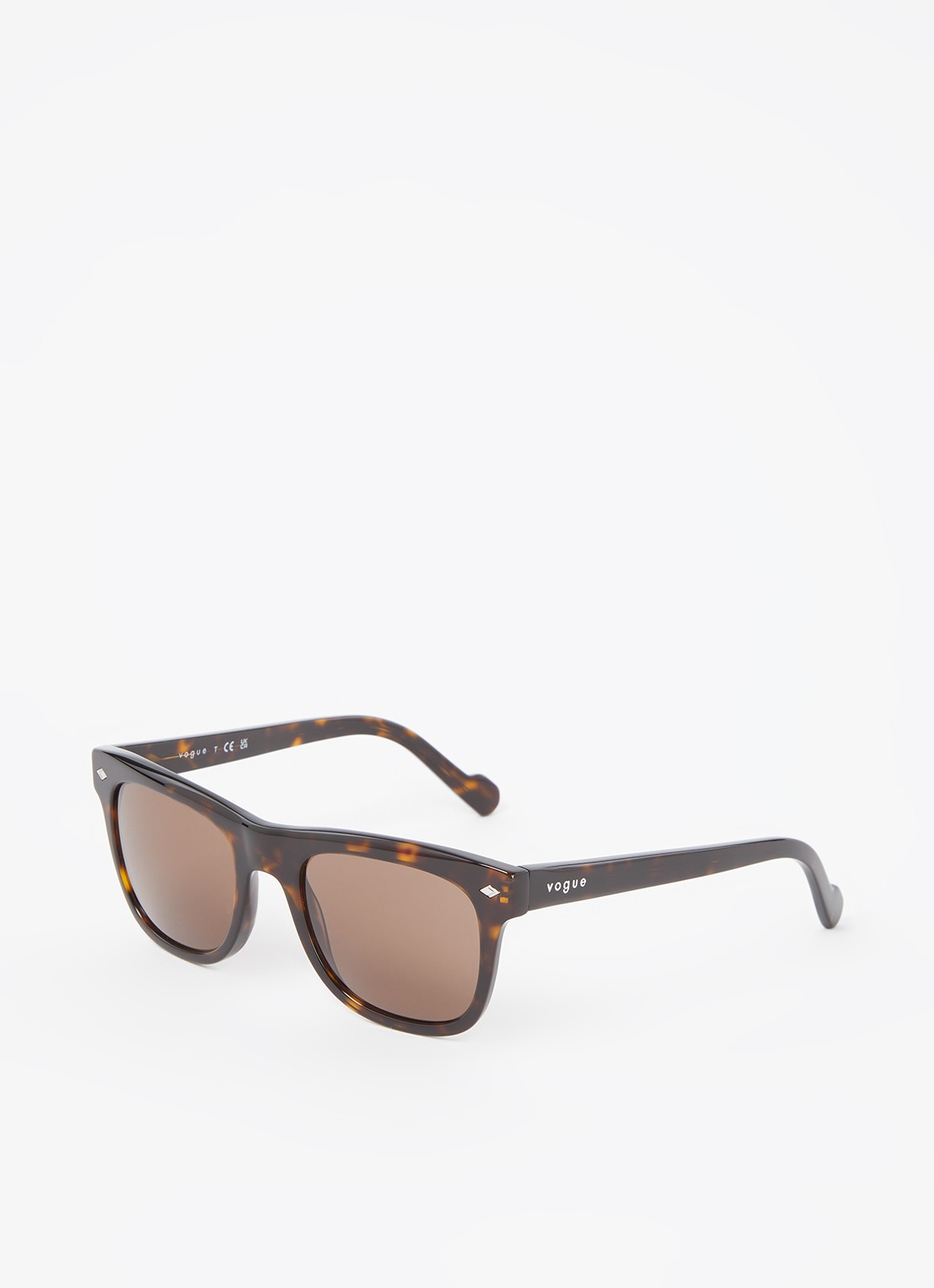 Vogue Wayfarer zonnebril V05465S - voorkant donkerbruin