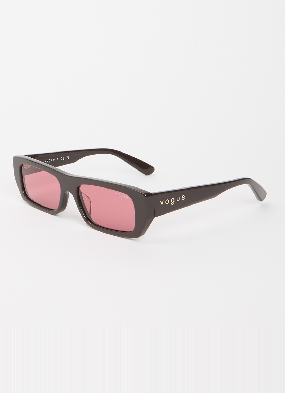 VOGUE Wayfarer zonnebril VO5657SU - voorkant donkerbruin