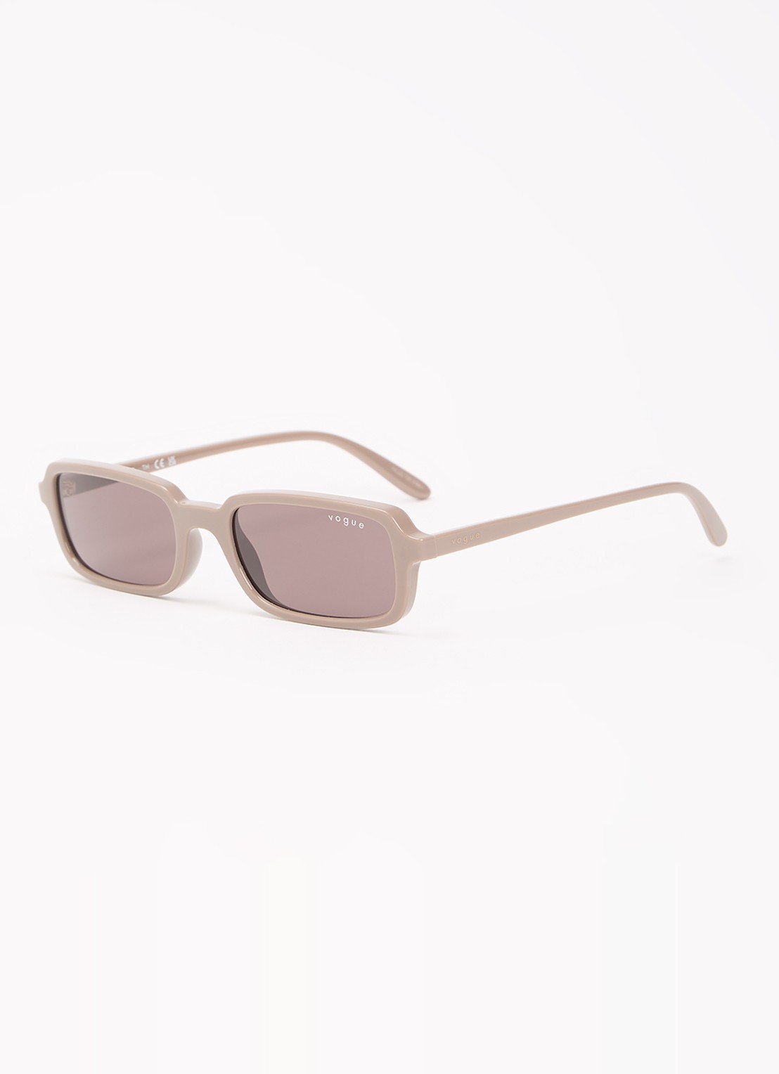 VOGUE Wayfarer zonnebril VO5666S - voorkant 4 donkerbeige