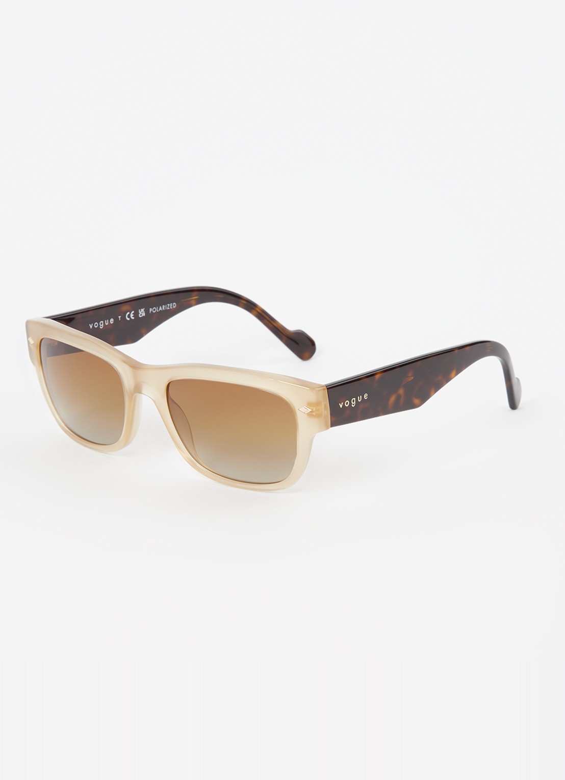 Vogue Zonnebril gepolariseerd VO5530S  - voorkant beige