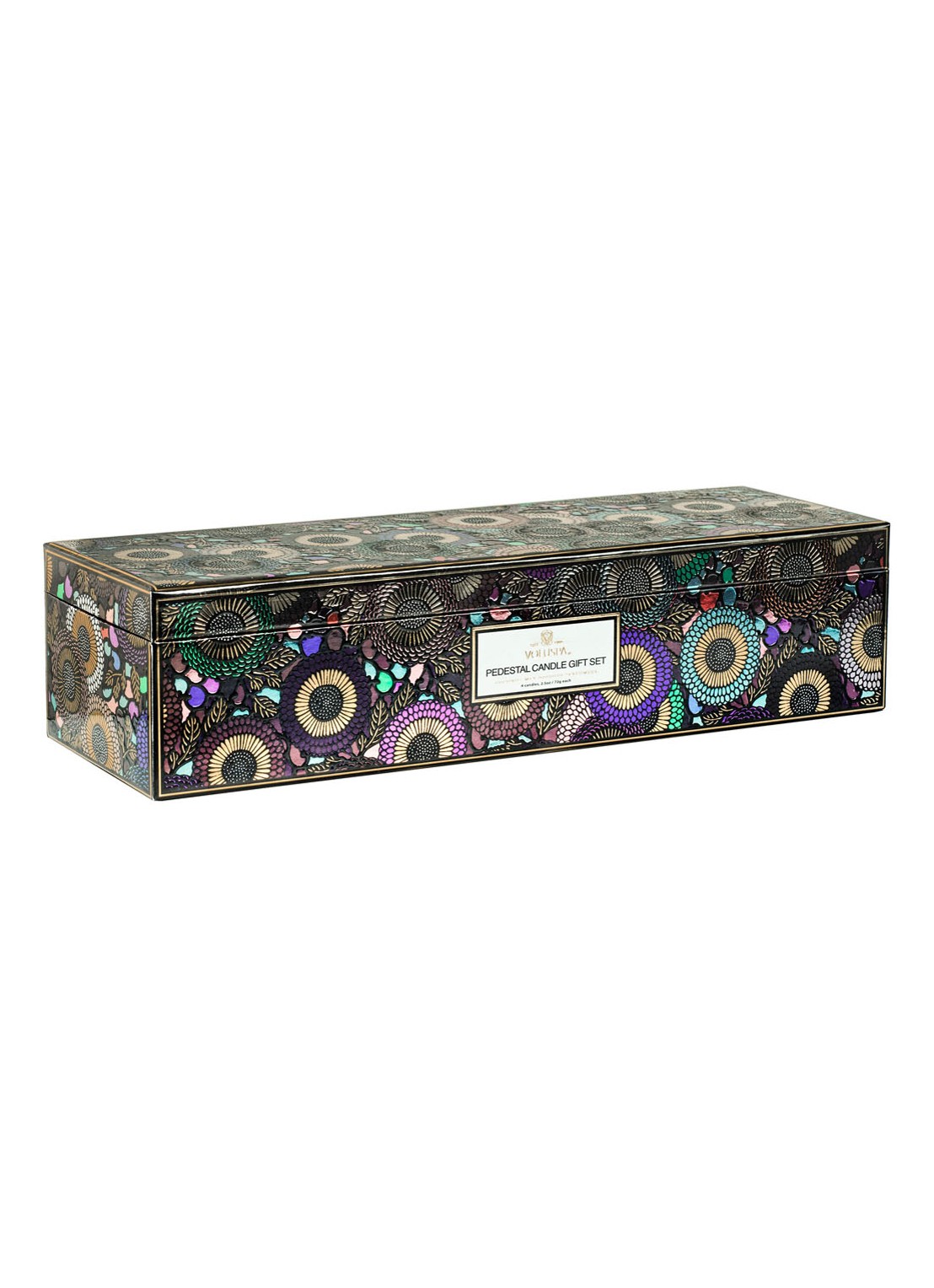 Voluspa Japonica Giftset - geurkaars set - detail multicolor