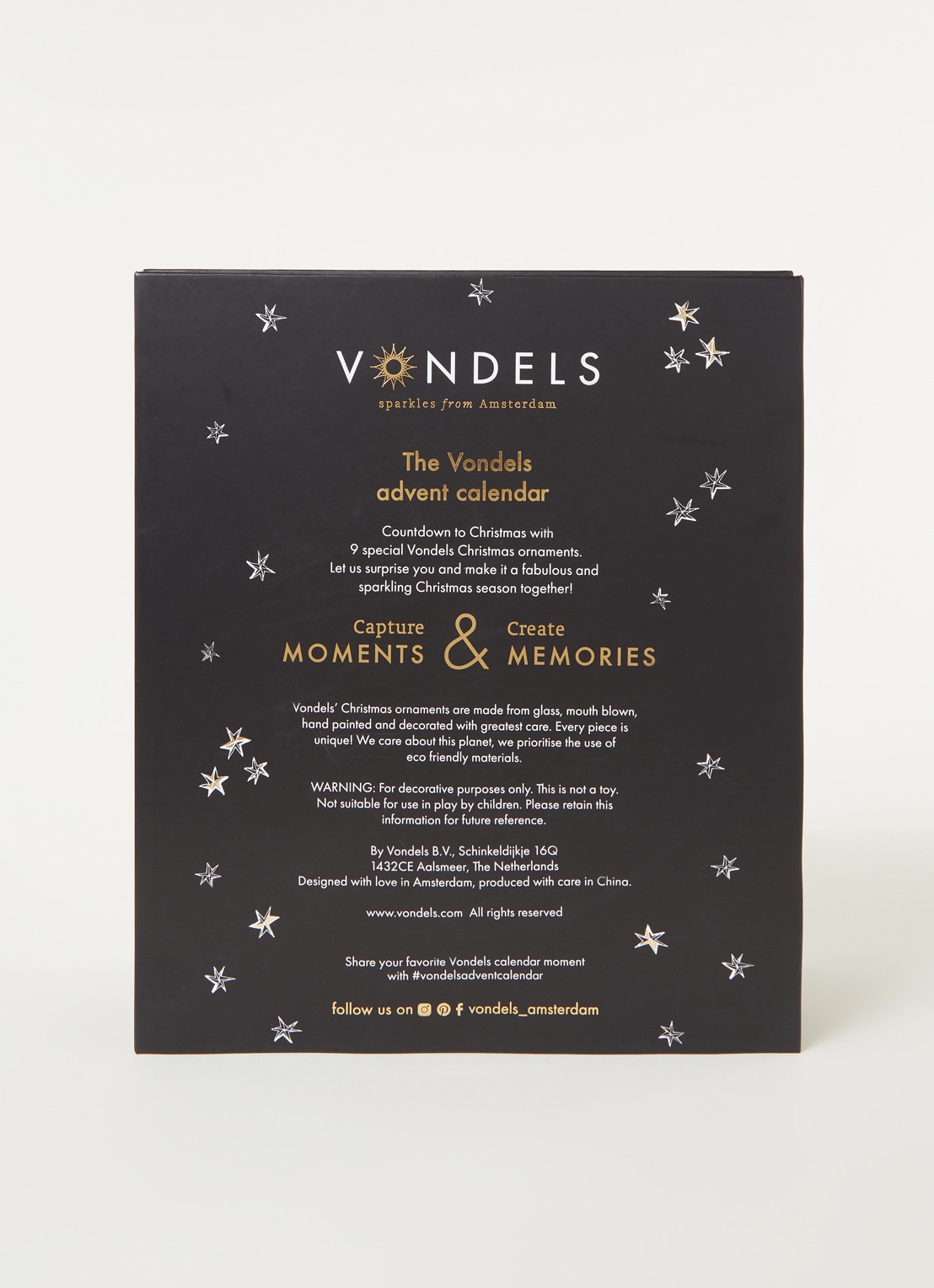 Vondels Adventskalender met kersthangers - 9 dagen - detail 3 multicolor