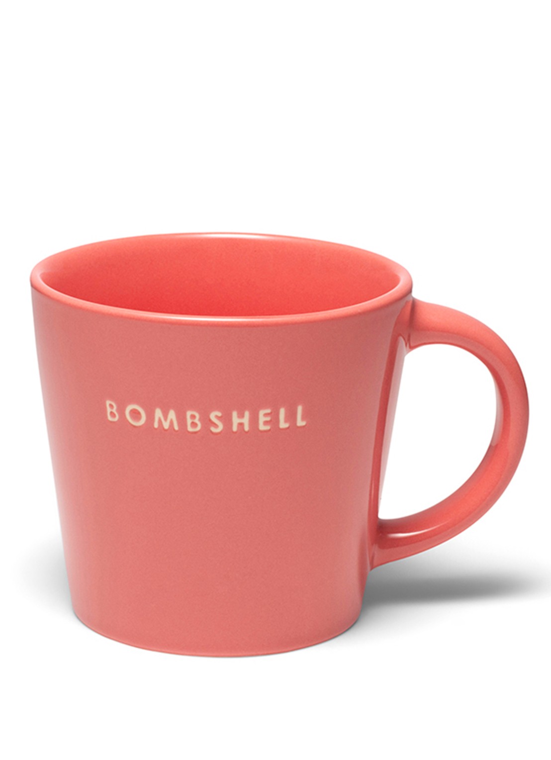 Vondels Bombshell kopje 25 cl - voorkant koraal