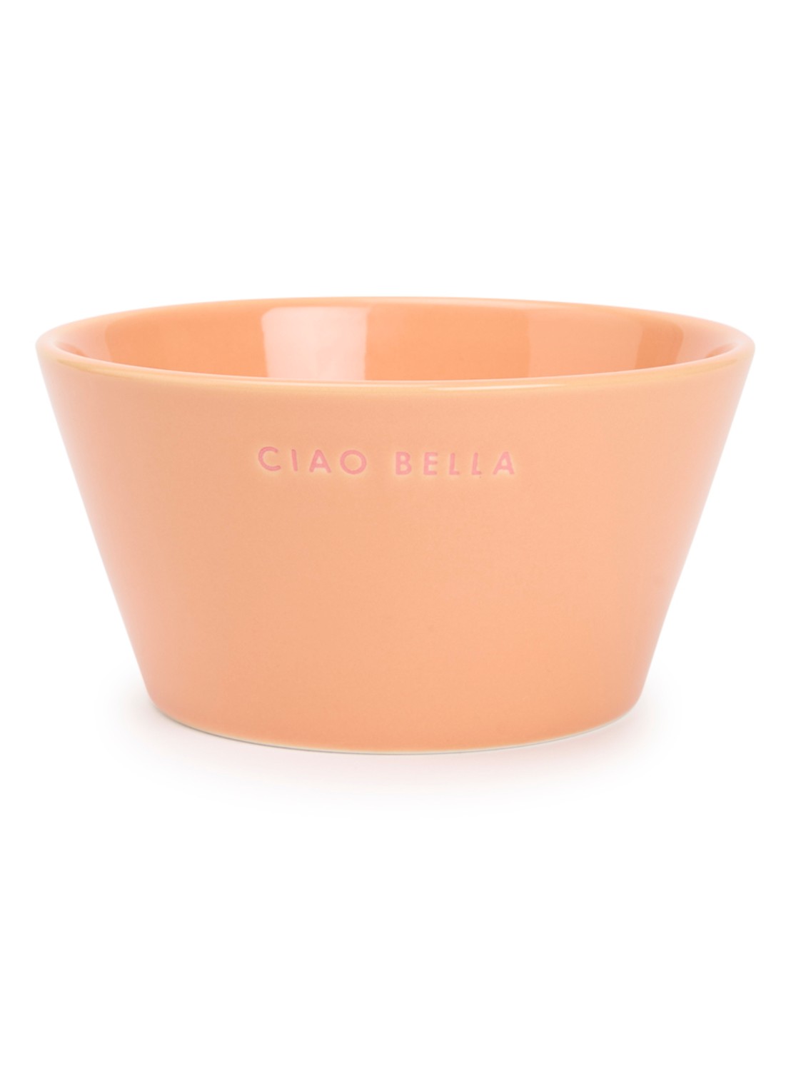 Vondels Ciao Bella kom 14 cm - voorkant orange
