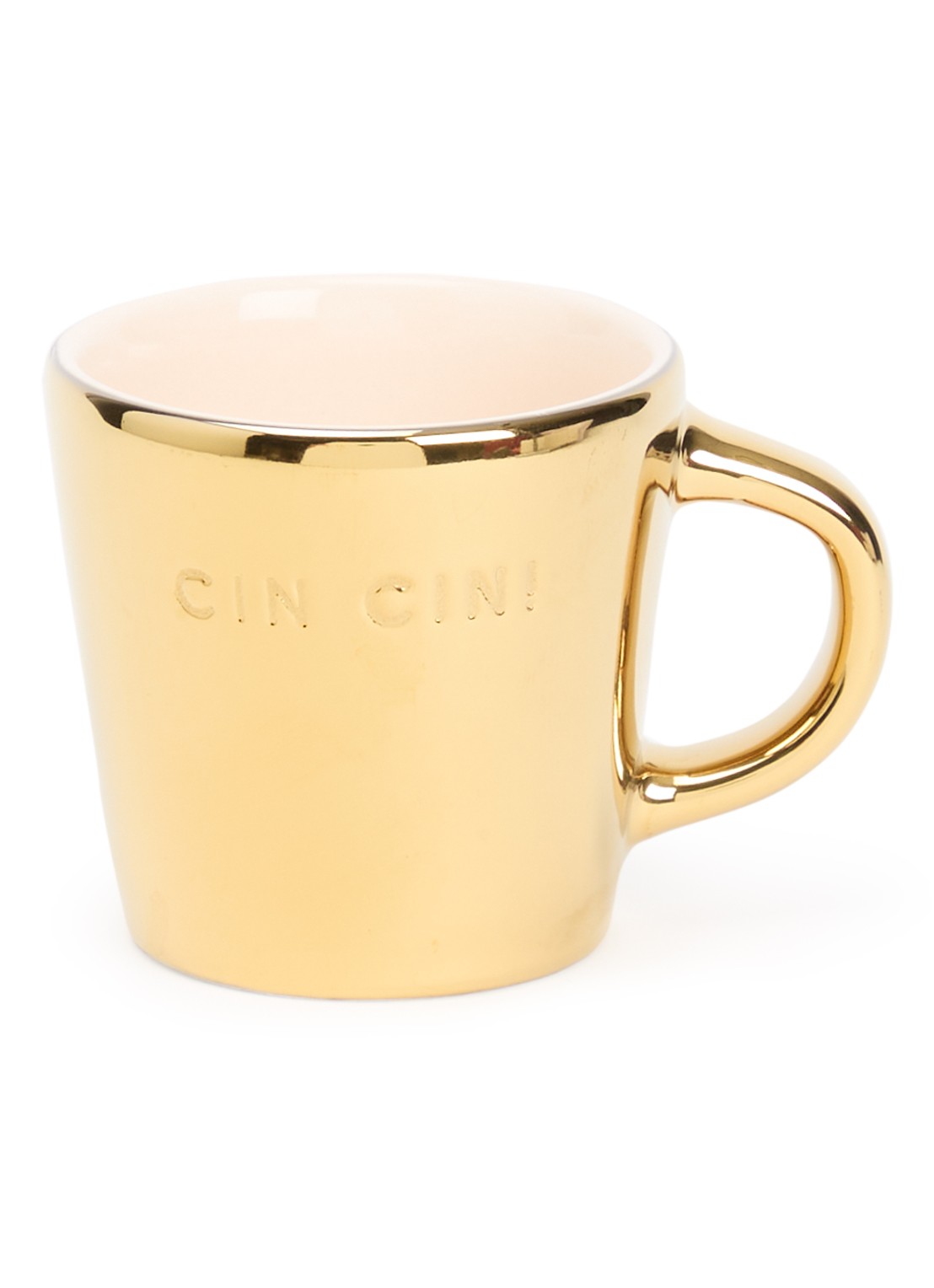 Vondels Cin Cin! espressokopje 8 cl - voorkant goud