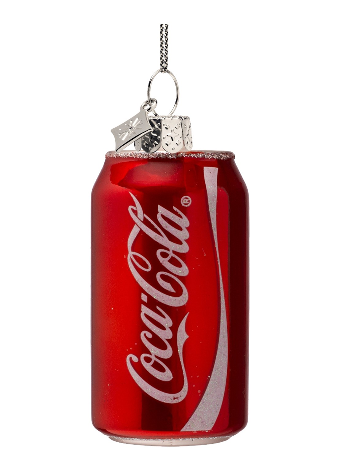 Vondels Coca Cola kersthanger 8 cm - achterkant rood