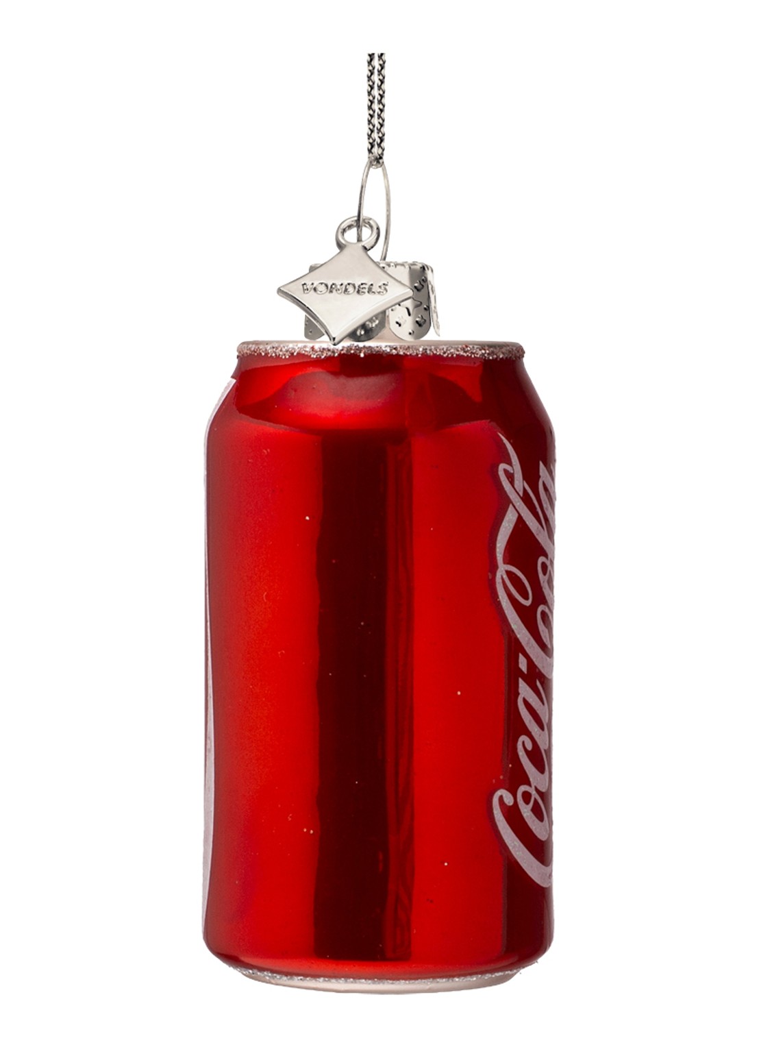 Vondels Coca Cola kersthanger 8 cm - detail 2 rood