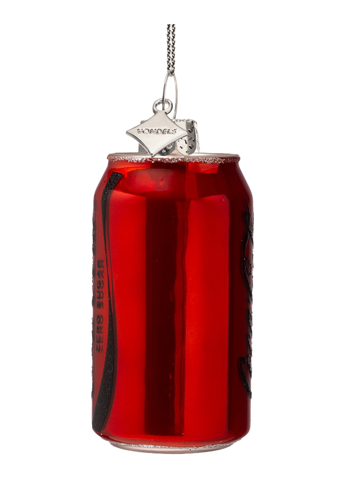 Vondels Coca Cola Zero blik 8 cm - detail 3 donkerrood