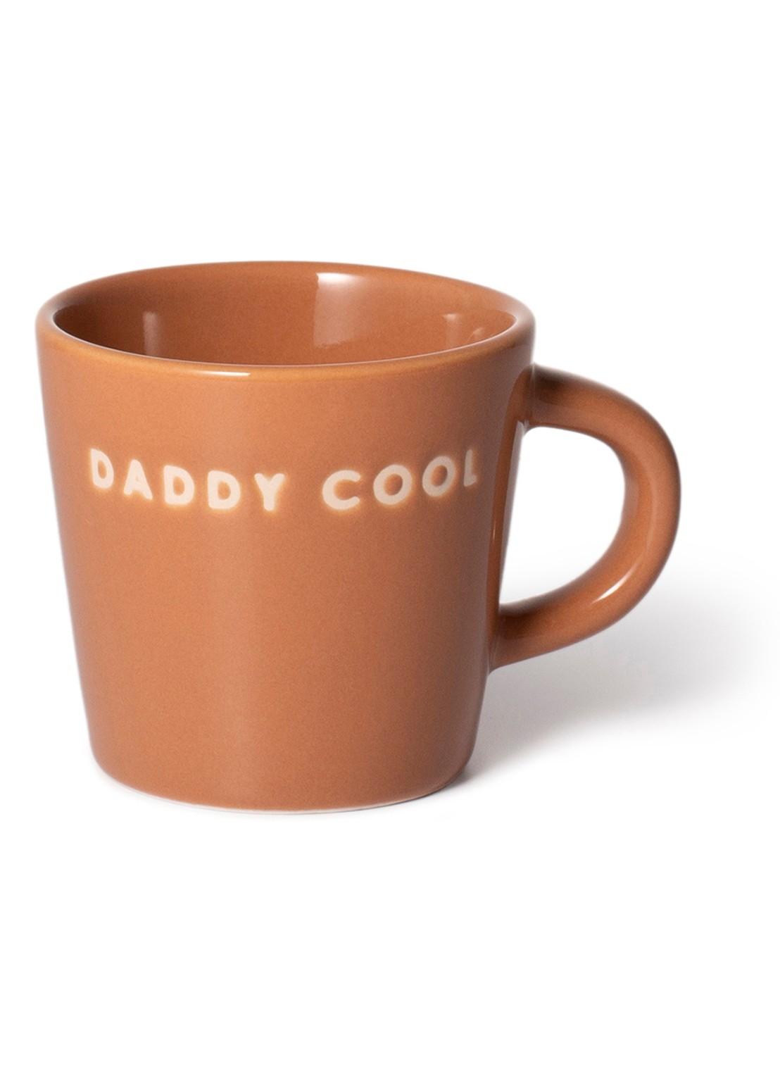 Vondels Daddy Cool espressokopje 8 cl - voorkant lichtbruin