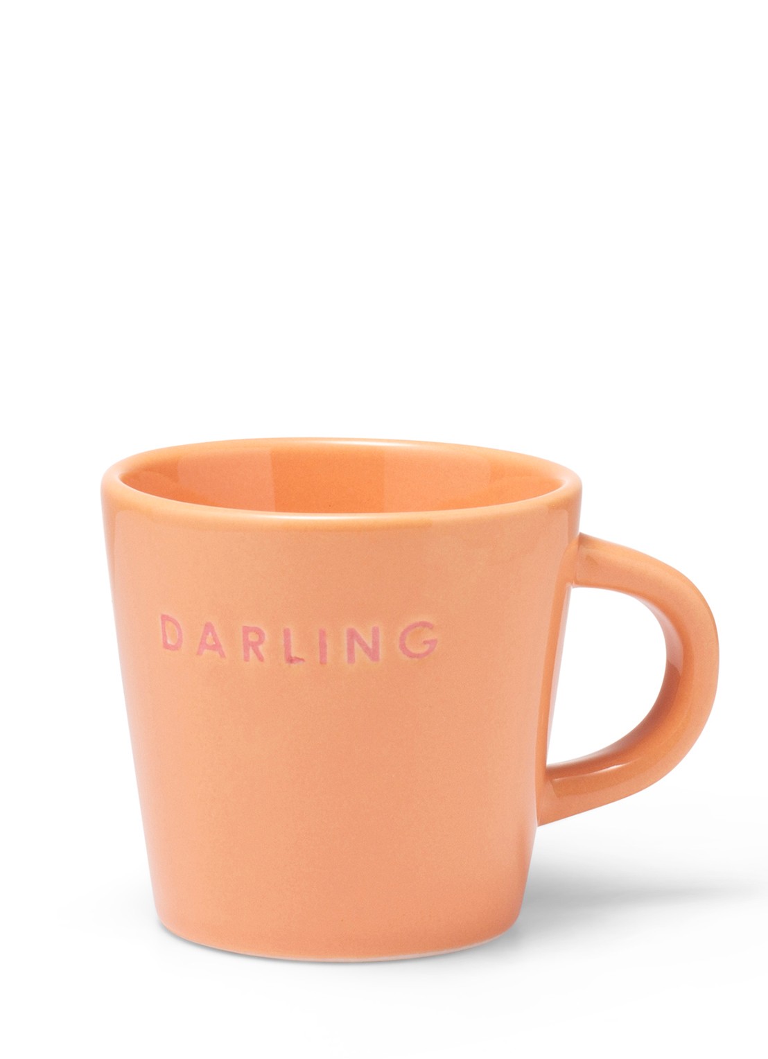 Vondels Darling espressokopje 8 cl - voorkant orange