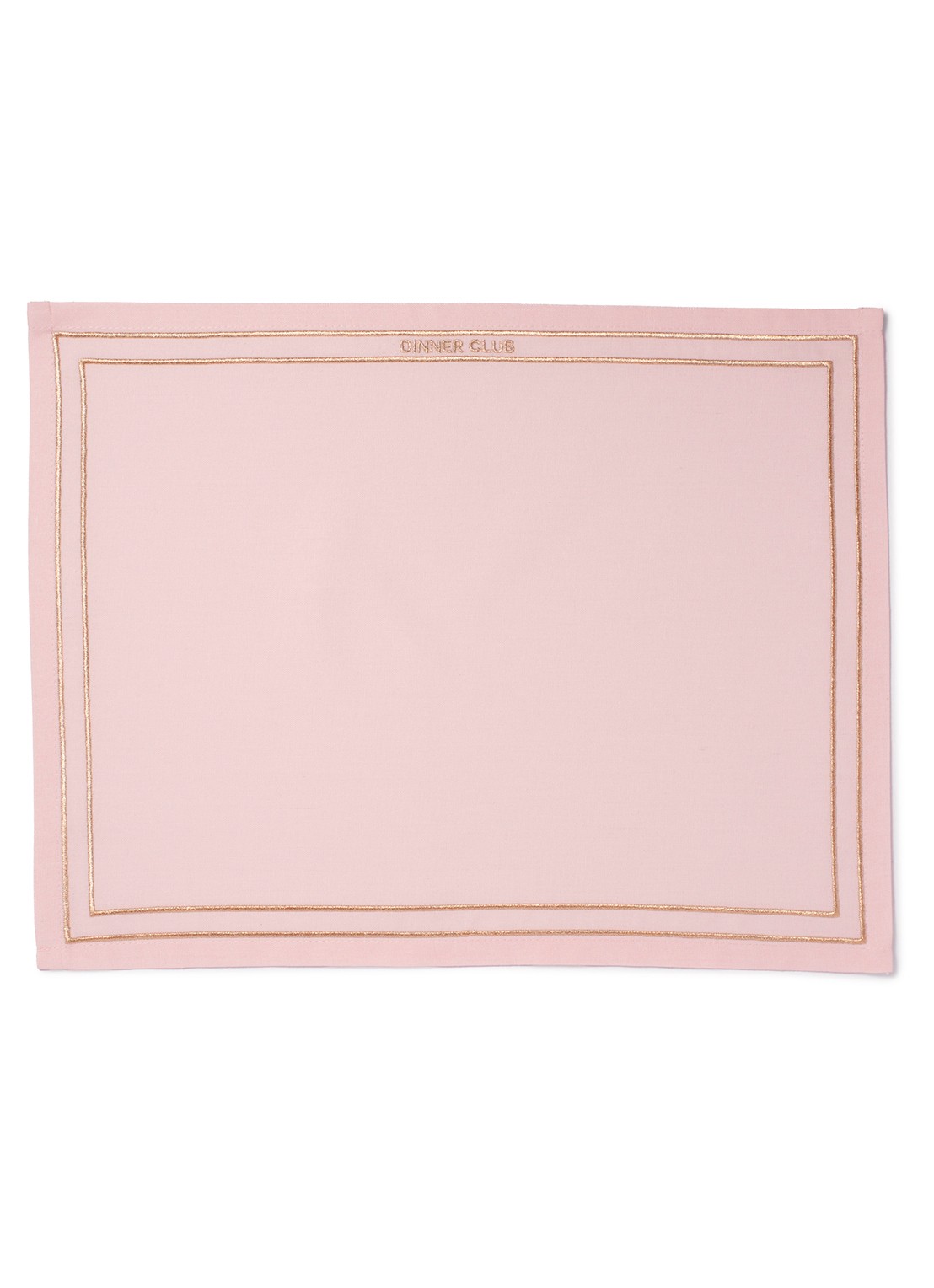 Vondels Dinner Club placemat 42 x 32 cm set van 2 - detail 3 roze