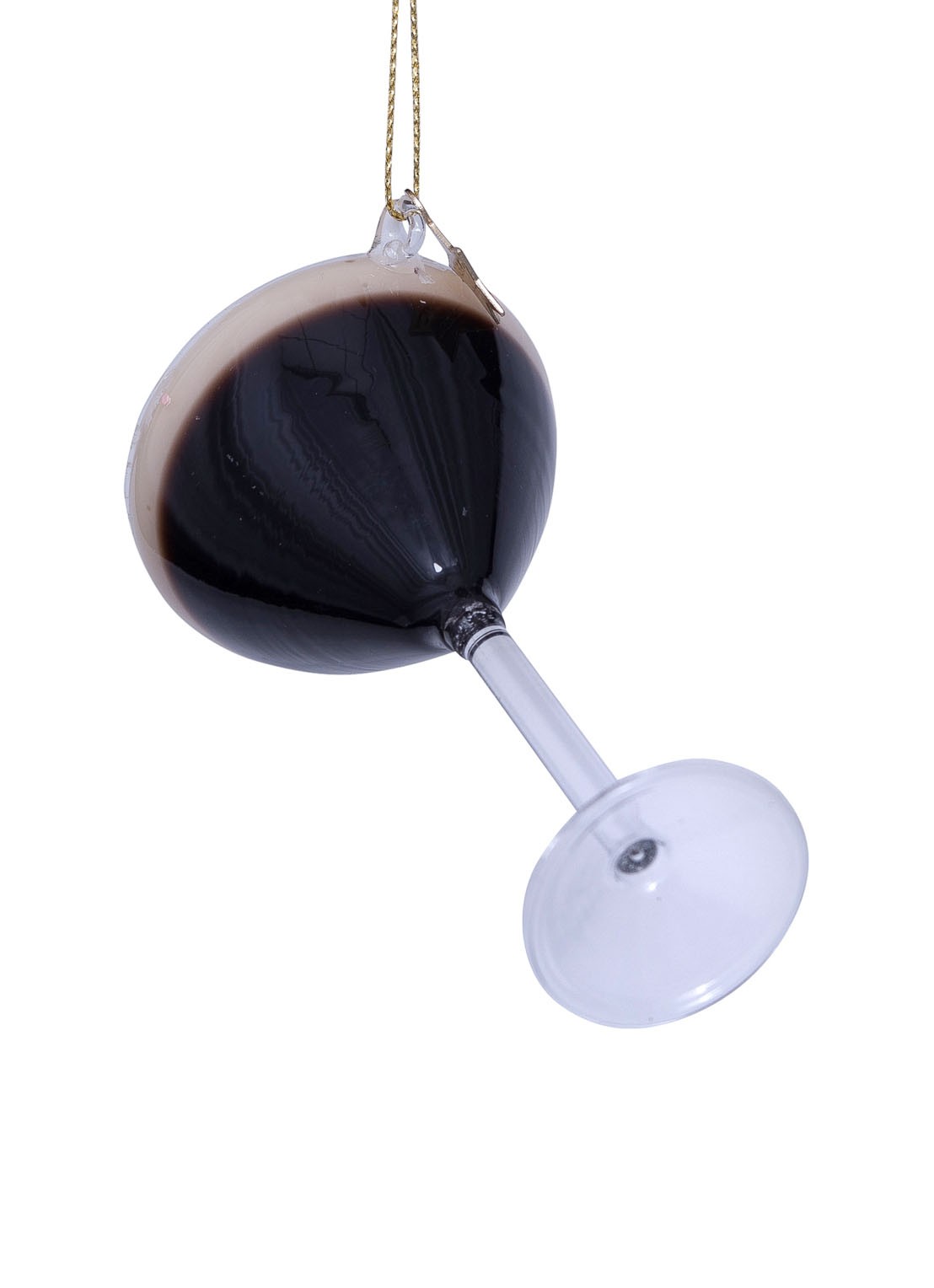 Vondels Espresso Martini kersthanger 9 cm - detail 3 donkerbruin