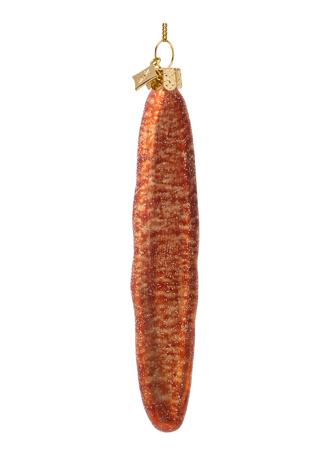 Vondels Franse Baguette kersthanger 15,5 cm - achterkant 4 bruin