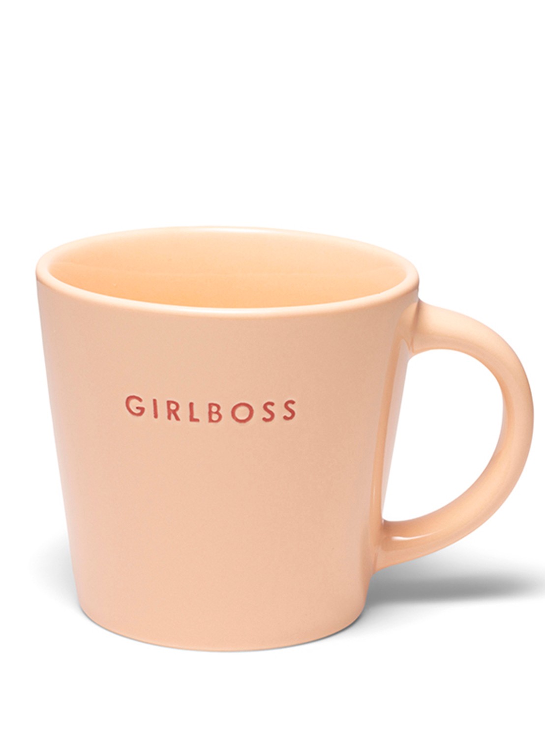 Vondels Girlboss kopje 25 cl - voorkant zalmroze