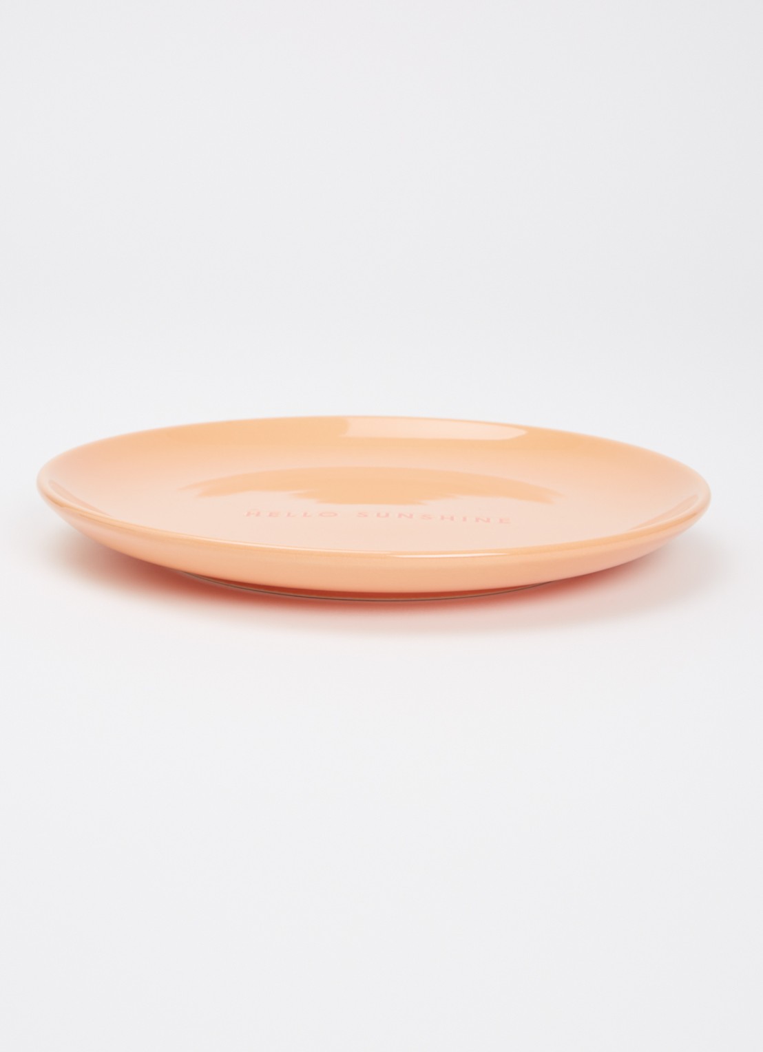 Vondels Hello Sunshine ontbijtbord 22 cm - voorkant 2 orange