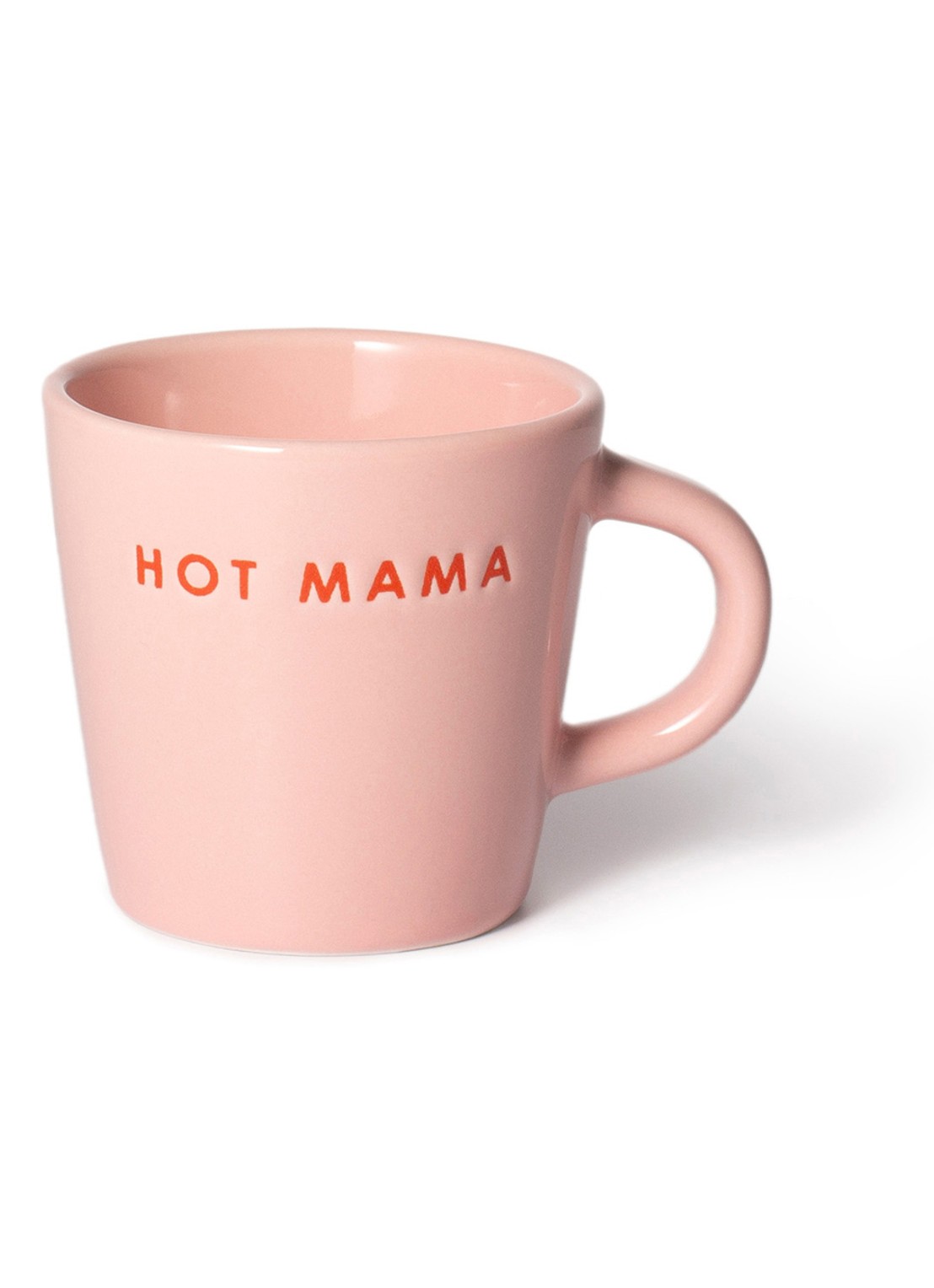 Vondels Hot Mama espressokopje 8 cl - voorkant lichtroze