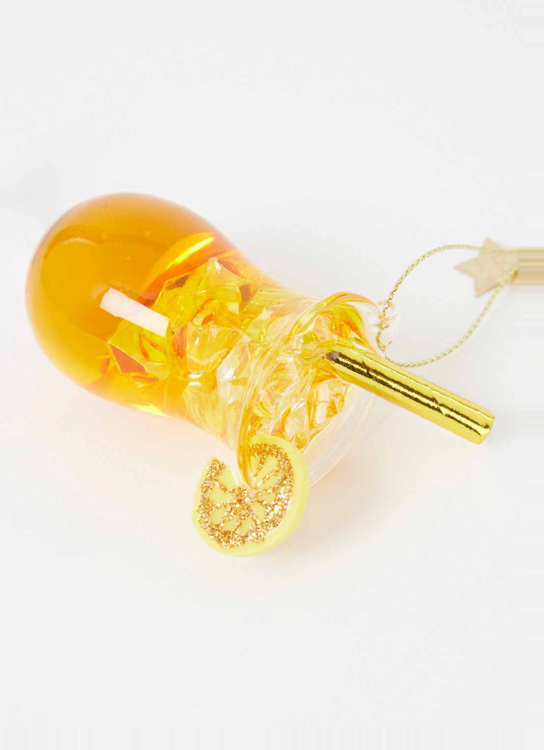Vondels Iced Spritz kersthanger 11 cm - detail 3 orange