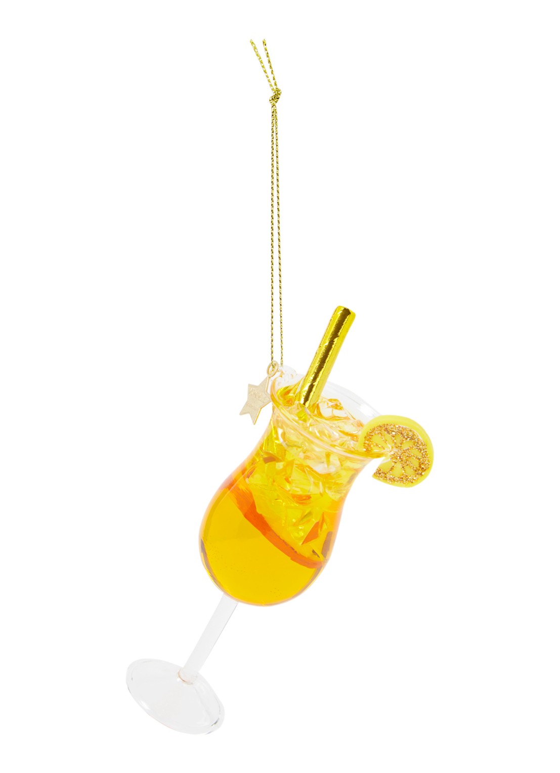 Vondels Iced Spritz kersthanger 11 cm - voorkant orange