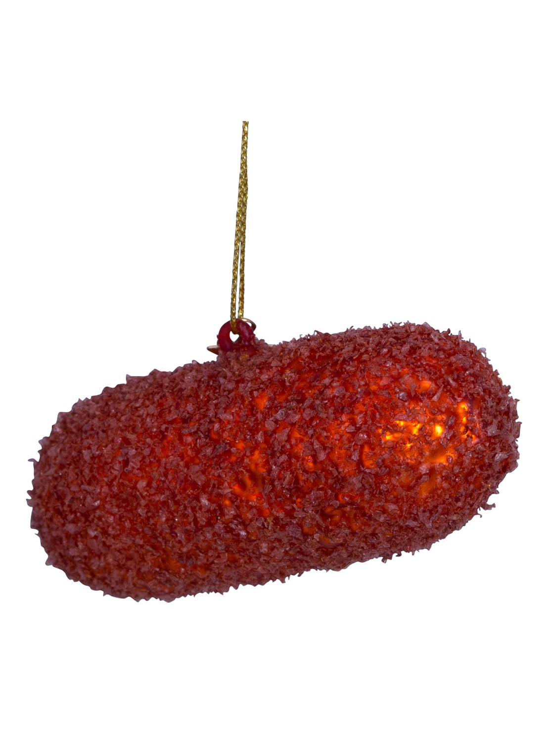 Vondels Kroket kersthanger 4,5 cm - detail 3 bruin