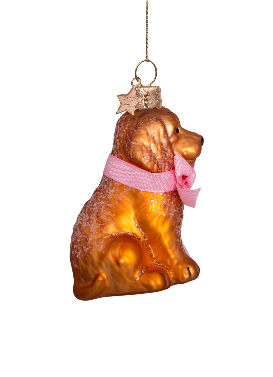 Vondels Labradoodle kersthanger 7 cm - detail 4 multicolor