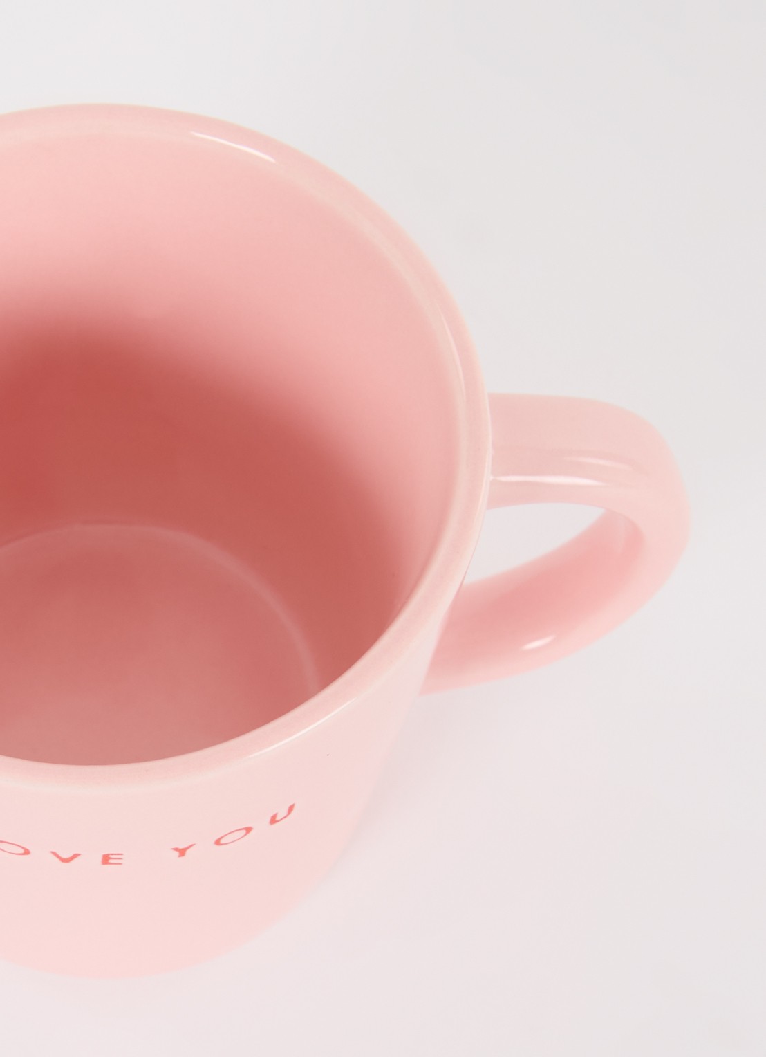 Vondels Love You kopje 25 cl - voorkant 2 roze