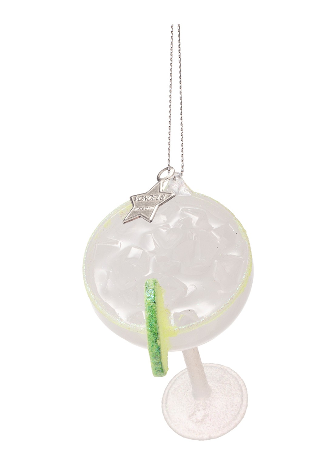 Vondels Margarita kersthanger 10,5 cm - detail 3 transparant