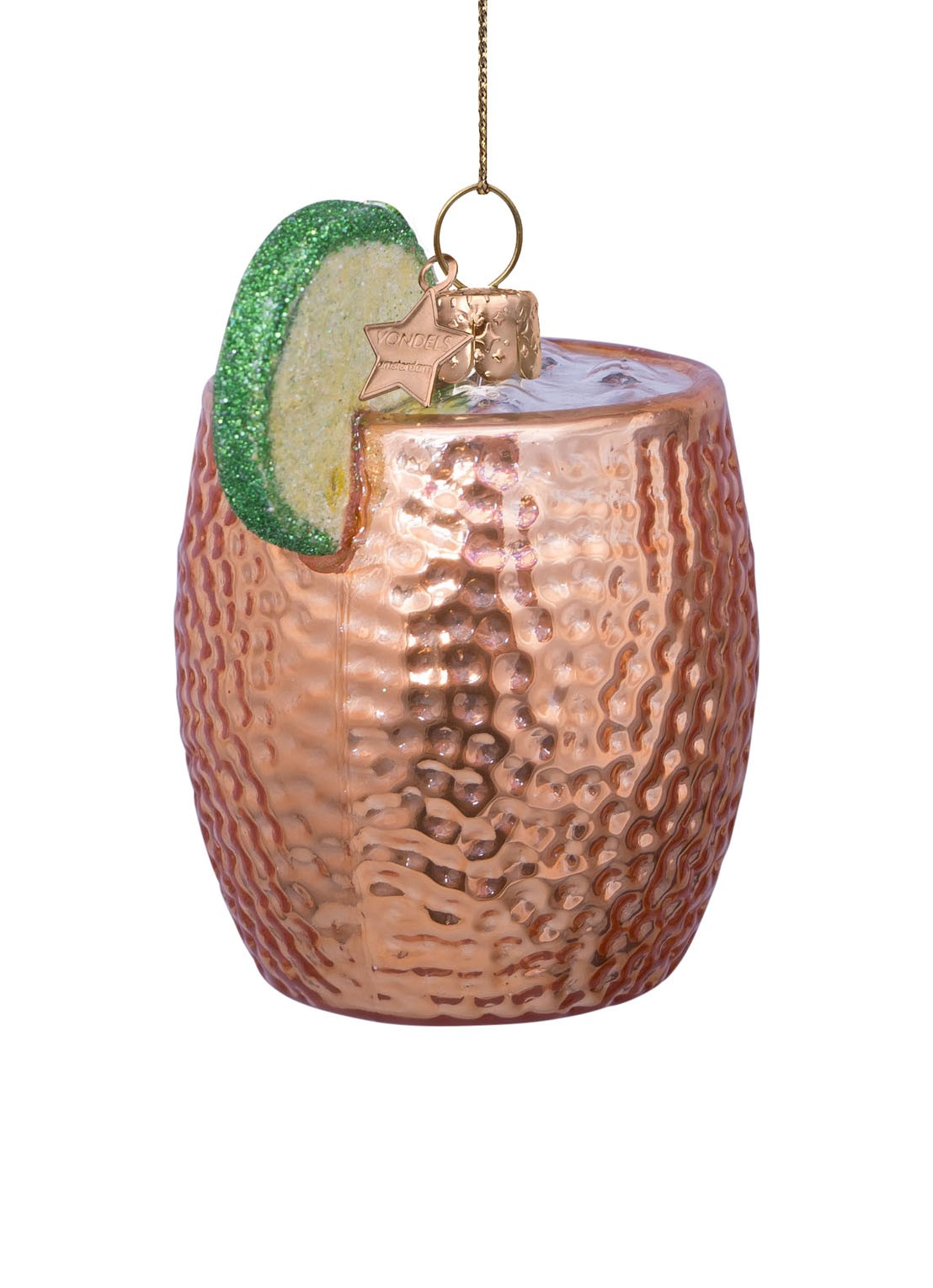Vondels Moscow Mule Cocktail kersthanger 7,5 cm - detail 5 multicolor