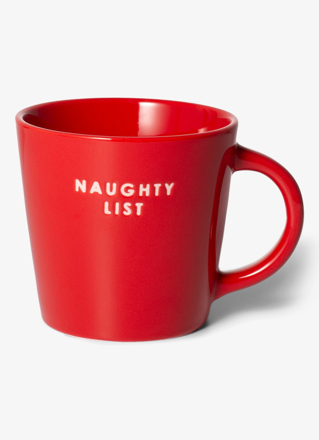 Vondels Naughty List kopje 25 cl - voorkant rood
