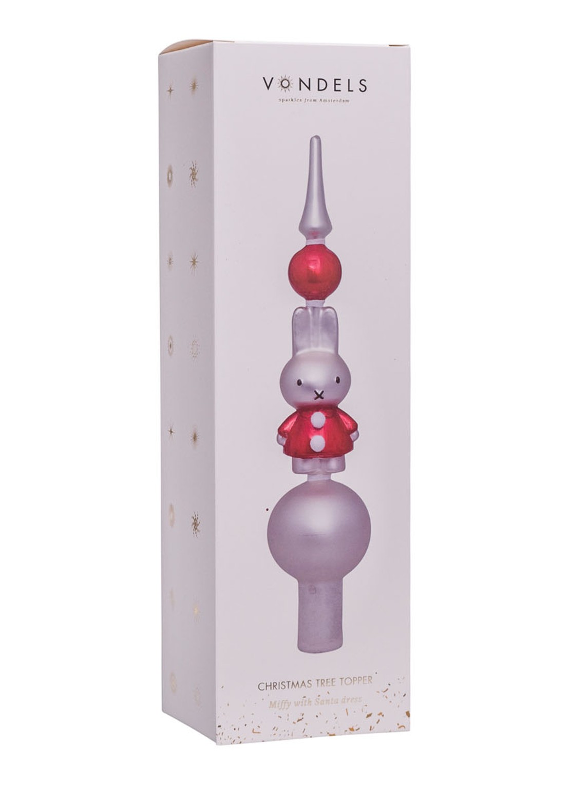 Vondels Nijntje met Kertmis Jurk piek 26 cm  - detail 5 multicolor