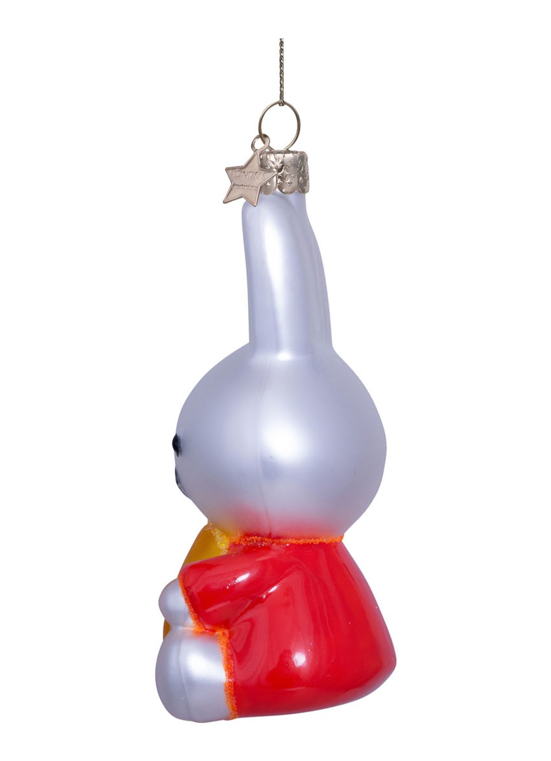 Vondels Nijntje/Miffy met Maan kersthanger 10,5 cm - detail 3 multicolor