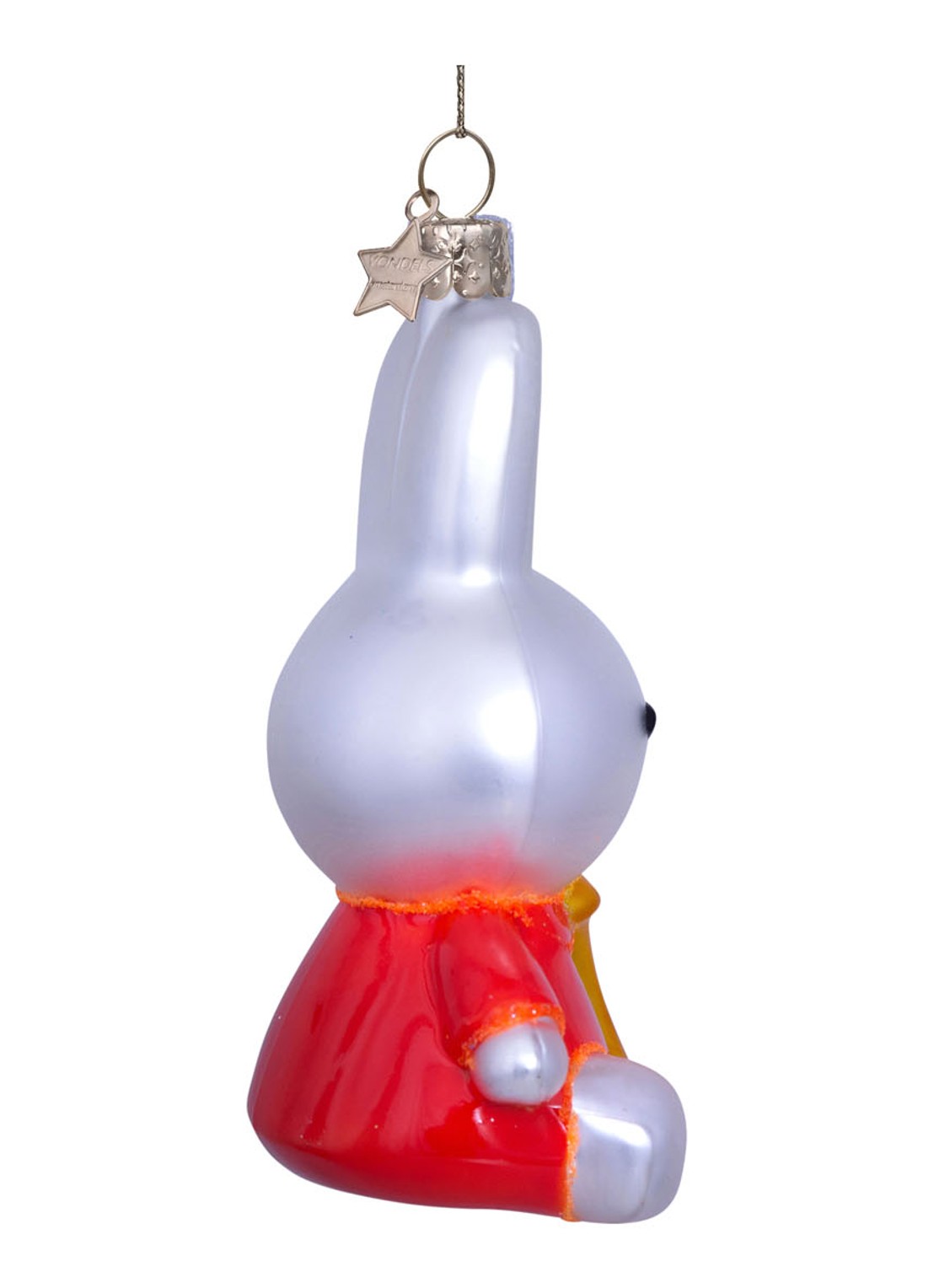Vondels Nijntje/Miffy met Maan kersthanger 10,5 cm - detail 5 multicolor