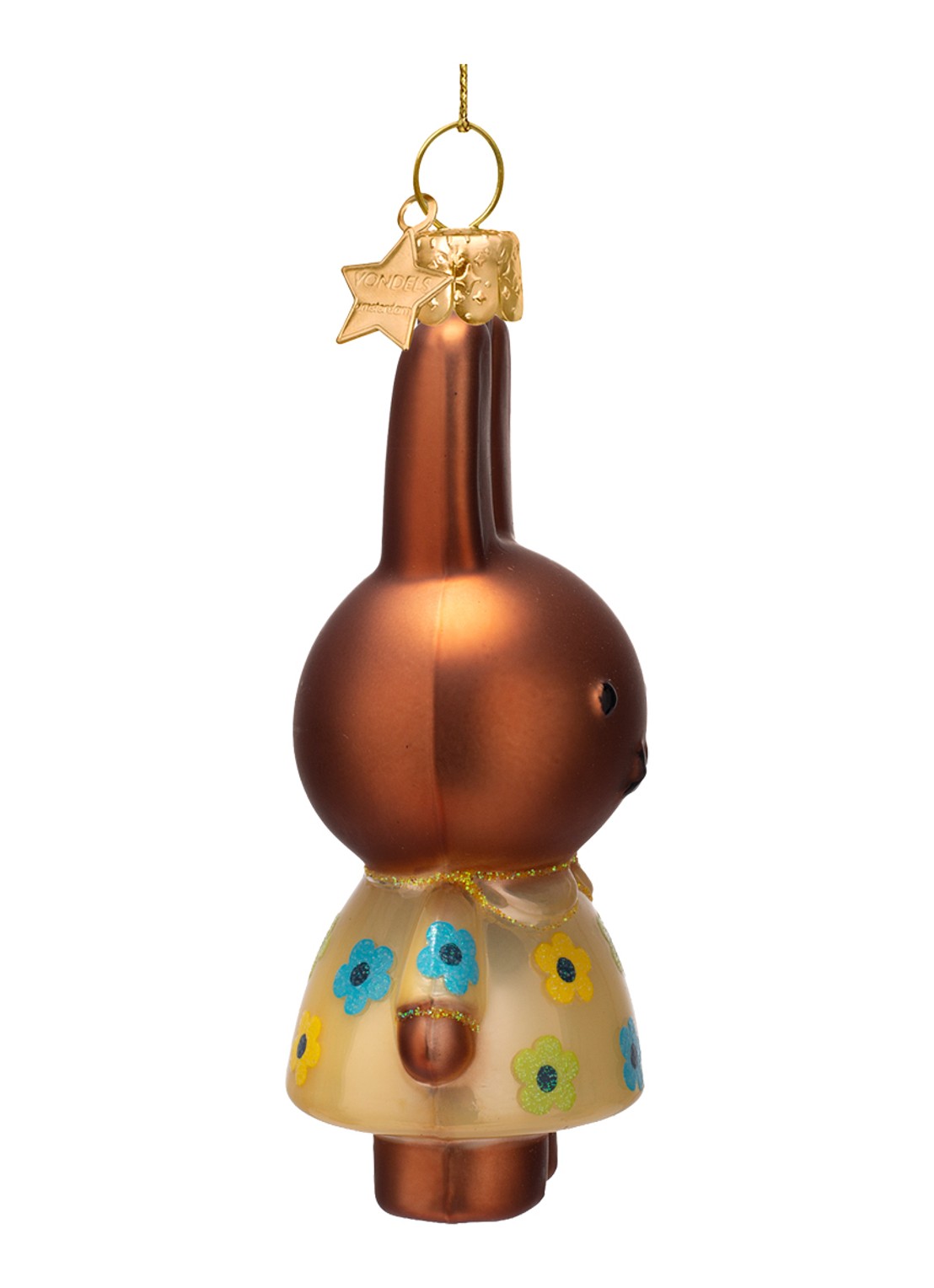 Vondels Nijntje/Miffy Nina 11 cm - voorkant 3 bruin