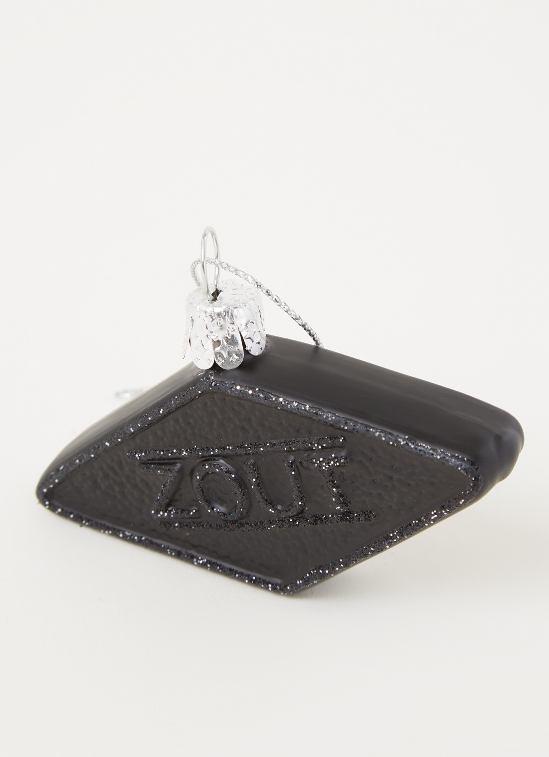 Vondels Salt Liquorice kersthanger 5 cm - detail zwart