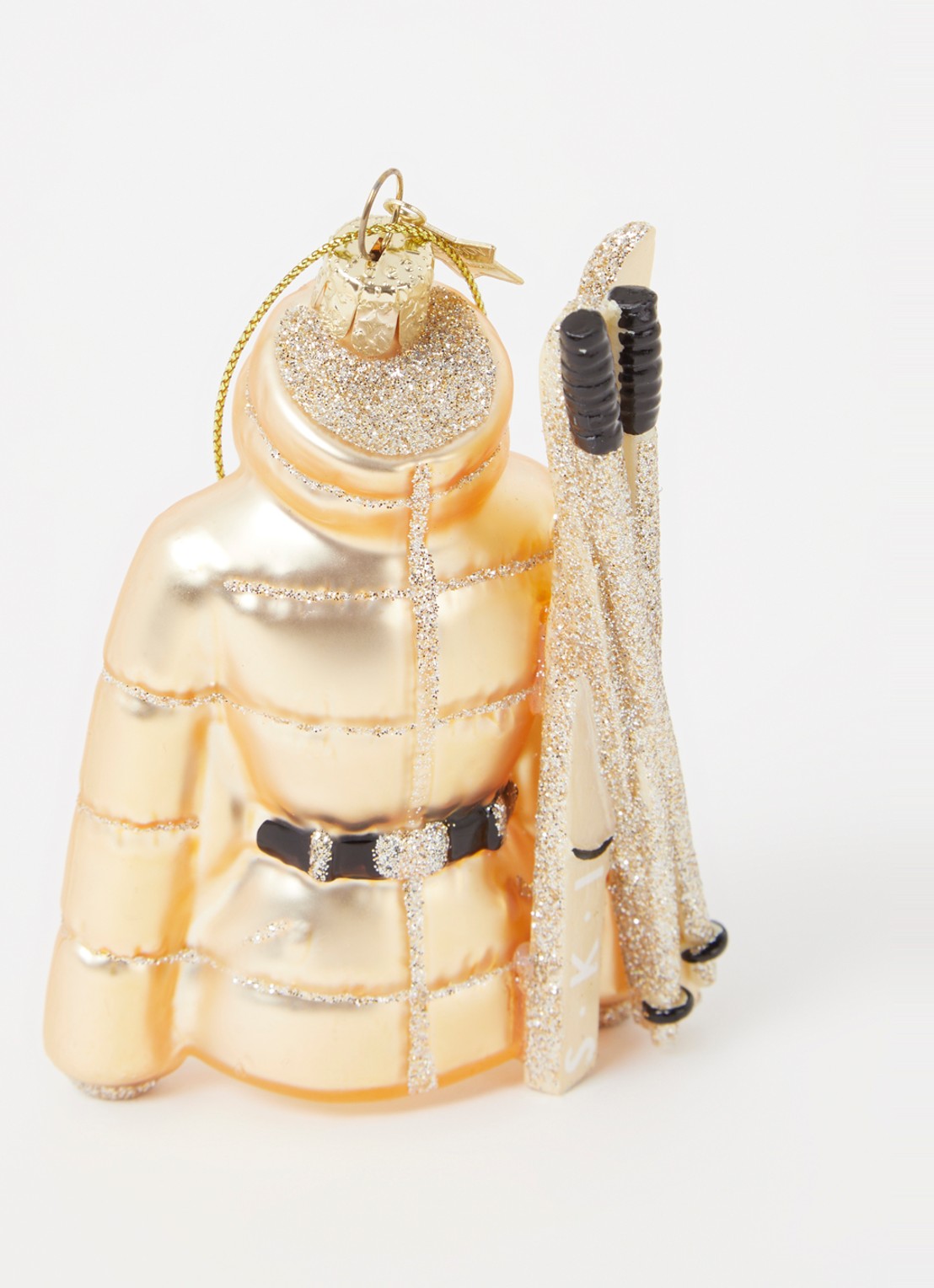 Vondels Ski jas kersthanger 11 cm - detail 3 goud