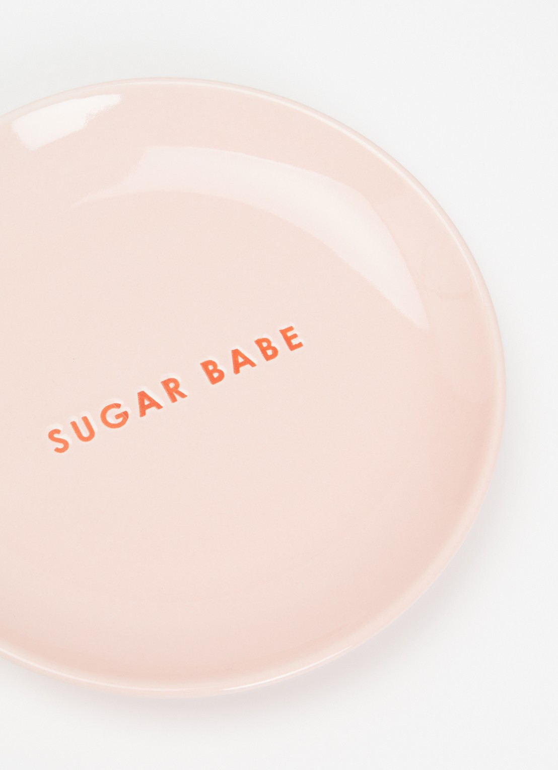 Vondels Sugar Babe gebaksbordje 16 cm - detail 3 roze