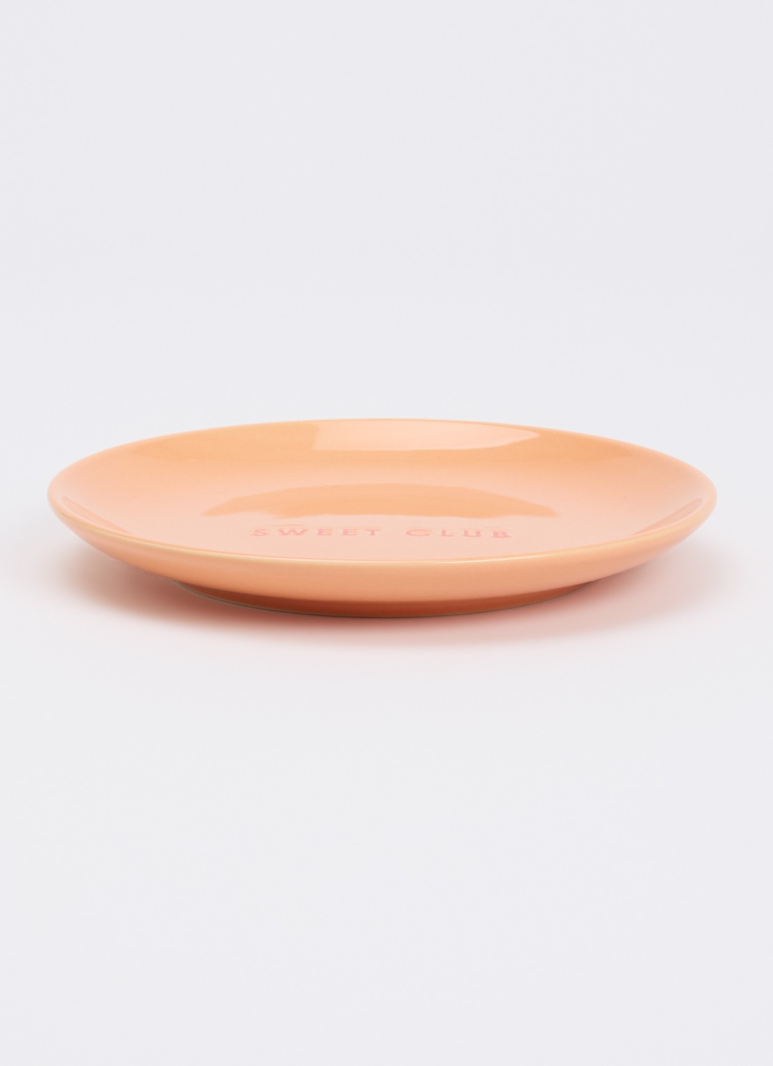 Vondels Sweet Club gebaksbordje 16 cm - voorkant 3 orange