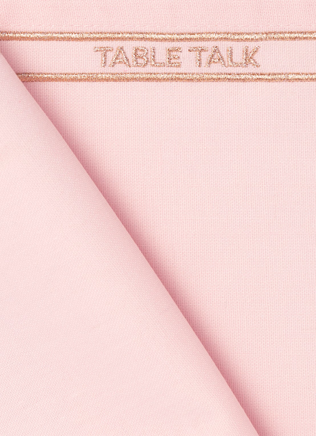 Vondels Table Talk placemat 42 x 32 cm set van 2 - voorkant 2 roze