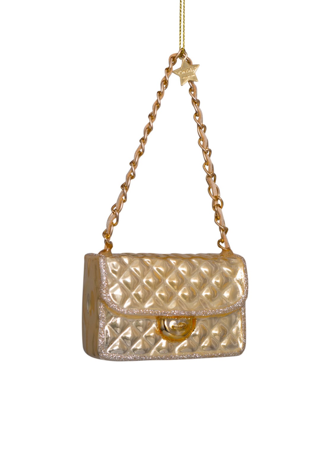 Vondels Tas kersthanger 5,5 cm - detail 3 goud