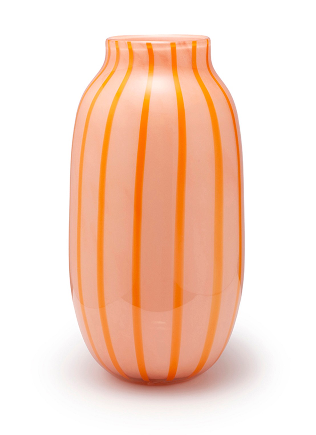Vondels Vaas 38 cm - voorkant orange