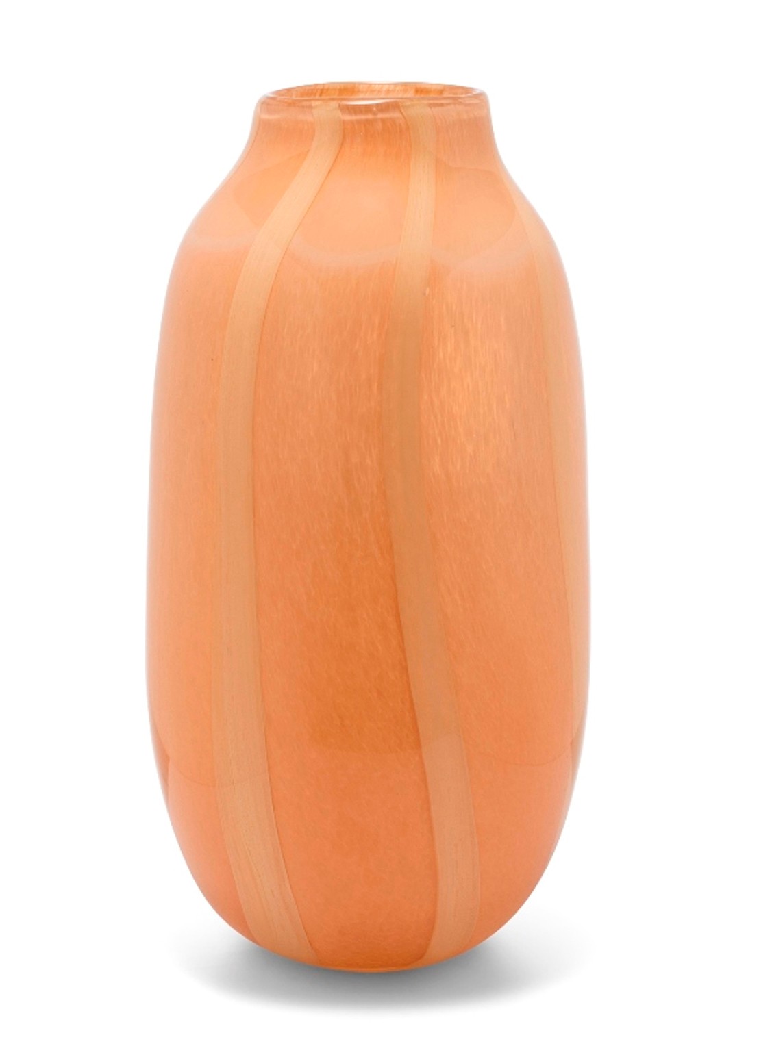 Vondels Vaas 38 cm - voorkant 2 orange