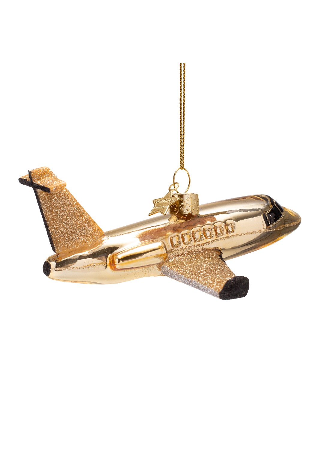 Vondels Vliegtuig 5,5 cm - detail 2 goud