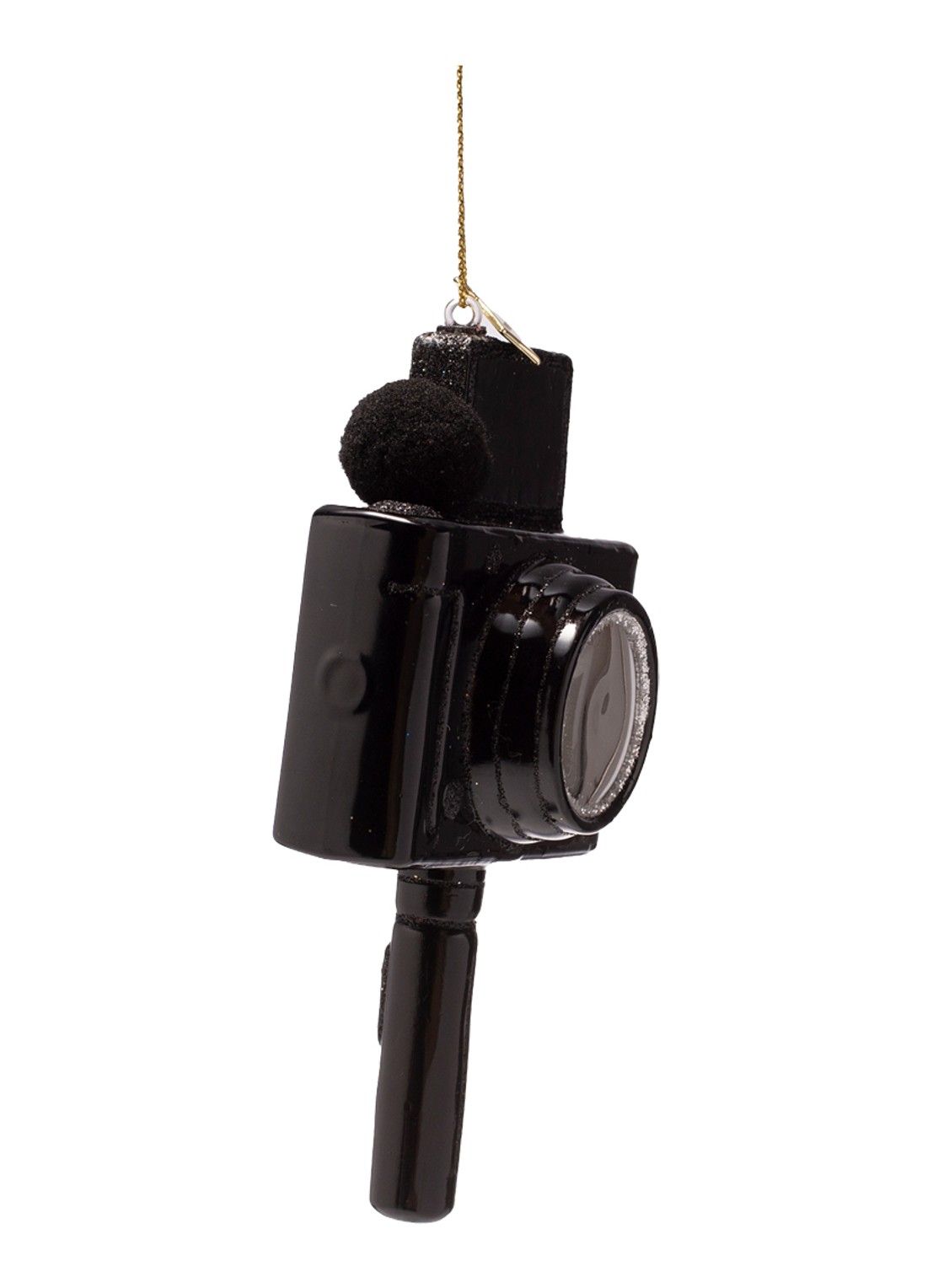 Vondels Vlog Camera kersthanger 13,5 cm - voorkant 4 zwart