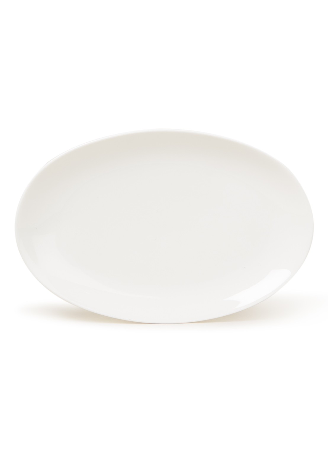 vtwonen Basic serveerschaal 25 cm - voorkant wit