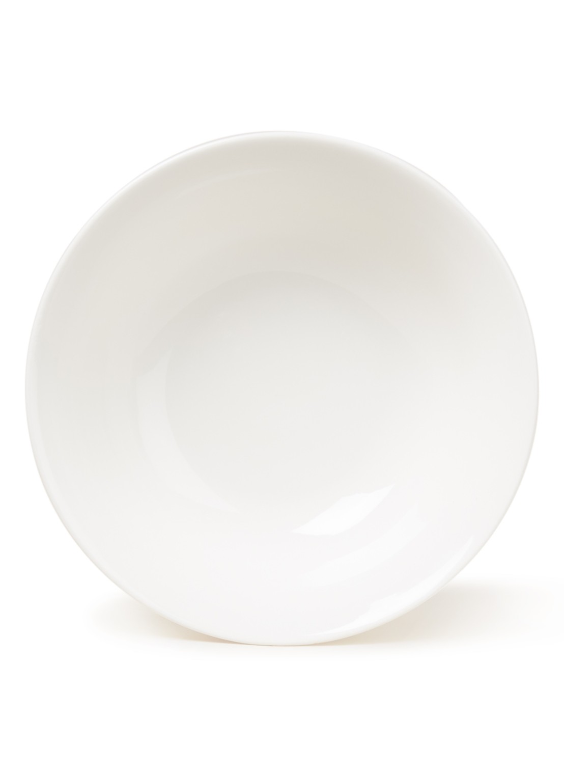 vtwonen Basic serveerschaal 25 cm - voorkant wit