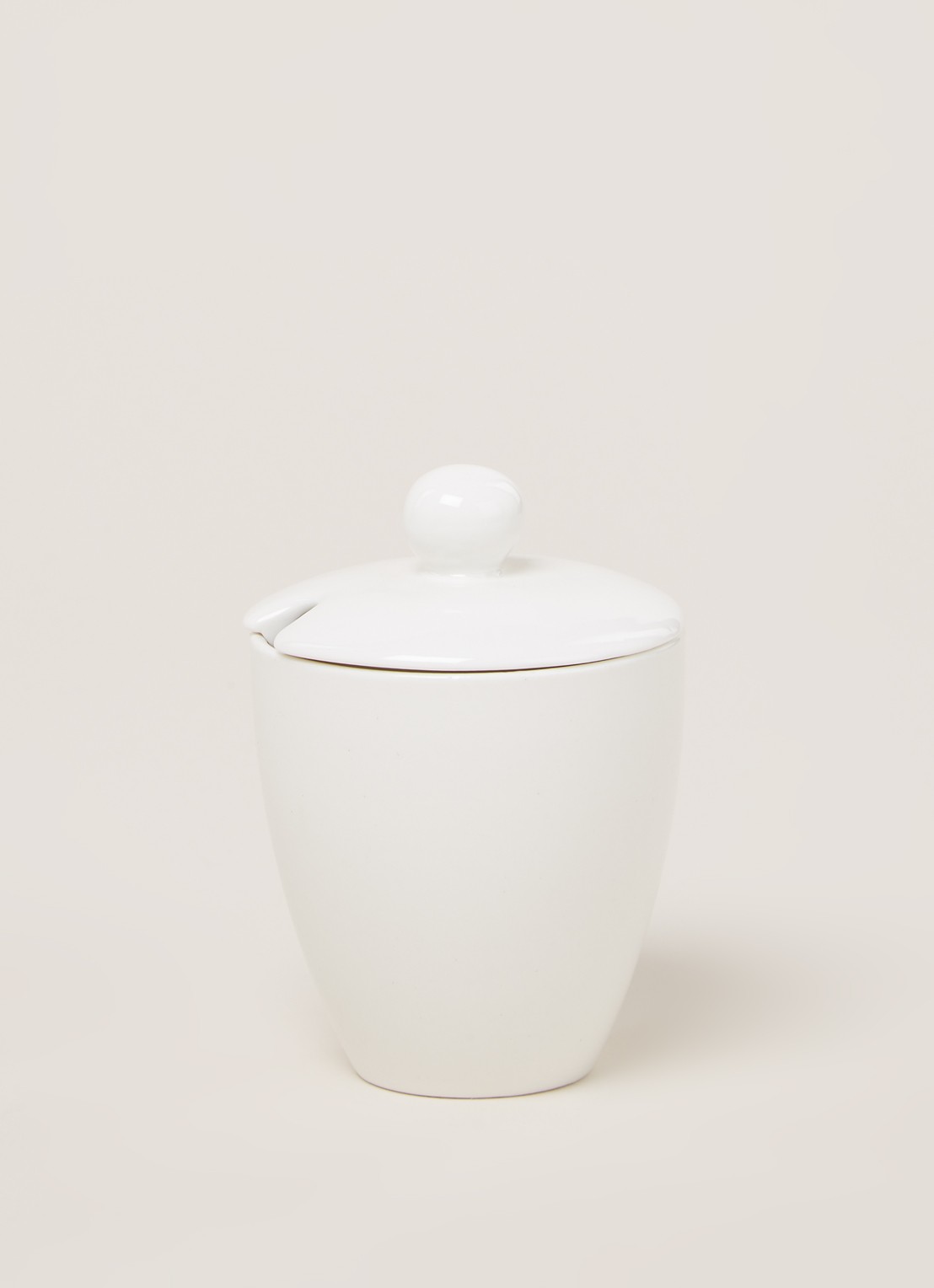 vtwonen Basic suikerpot 15 cl - voorkant 2 wit