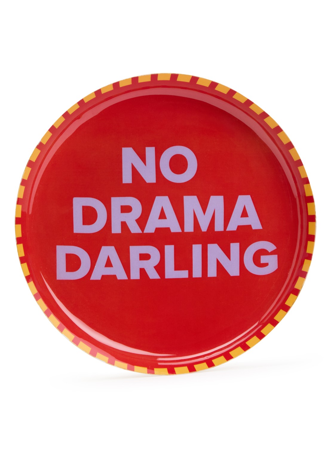vtwonen Darling wandbord 20 cm  - voorkant rood